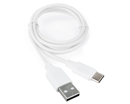 [кабели] Cablexpert Кабель USB2.0 AM/Type-C, 3А, QC3.0, Mobile2, 1м, белый, коробка (CCB-USB2-AMCMO2-1MW)