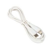 Cablexpert Кабель USB2.0 Lightning/Type-C, 2.1А, 20Вт, PD, медь, Mobile1, 1м, белый, коробка (CCB-USB2-CMAPO1-1MW)