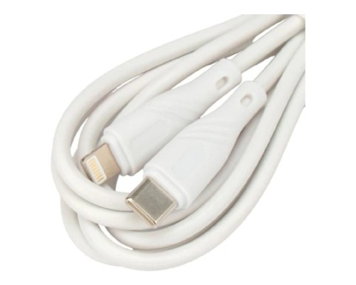[кабели] Cablexpert Кабель USB2.0 Lightning/Type-C, 2.1А, 20Вт, PD, медь, Mobile1, 2м, белый, коробка (CCB-USB2-CMAPO1-2MW)
