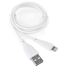 Cablexpert Кабель для Apple AM/Lightning, 2.1А, медь, Mobile1, 1м, белый, коробка (CCB-USB-AMAPO1-1MW)