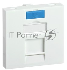 Вставка IEK ITK 45х45мм для 1 мод. Keystone Jack с маркером