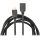 Кабель-удлинитель аудио-видео Buro HDMI (m)/HDMI (f) 1.5м. позолоч.конт. черный (BU-HDMI2.0-EXTND-1.5M)