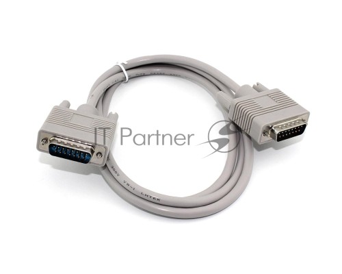 Кабель с разъёмами DB15 папа-папа 1,5 м