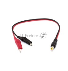 Кабель с разъемами DC  5.5х2.1 мм папа на  зажимы типа 