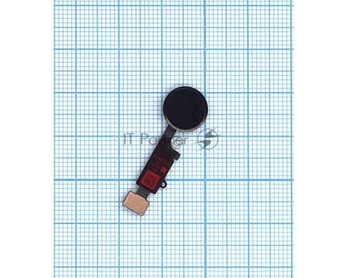 Кнопка HOME в сборе с механизмом и шлейфом для iPhone 8/8 Plus черная