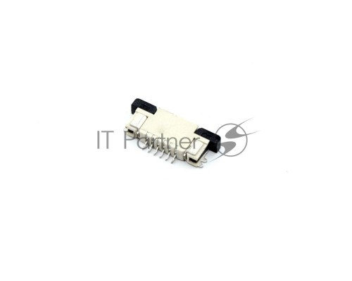 Разъем FPC  Half Coverage Top Contact 0.8K-BS-6PWB 6 pin высота 2мм шаг 0,8мм