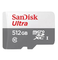 Micro SecureDigital 512GB SanDisk microSDXC Class 10 Ultra UHS-I A1 100MB/s