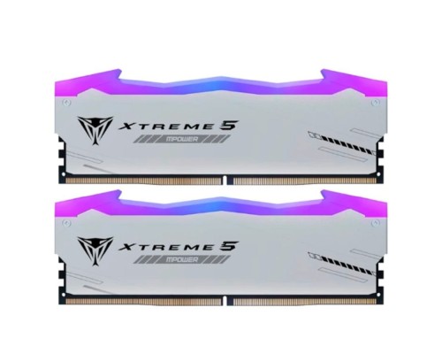 [Модуль памяти] Память DDR5 2x16GB 6000MHz Patriot PVXR532G60C30KM Viper Xtreme 5 RGB RTL Gaming PC5-48000 CL30 DIMM 288-pin 1.35В с радиатором Ret