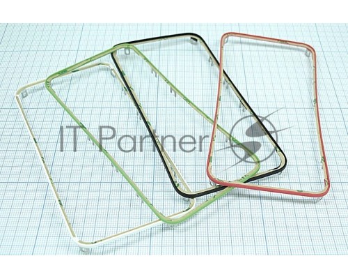 Рамка дисплея и тачскрина для Apple iPhone 4S белая