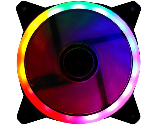 [Вентиляторы Eurocase] Вентилятор Digma DFAN-FRGB3 RGB 120мм черный 3-pin 4-pin (Molex) Ret