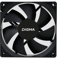 Вентилятор Digma DFAN-90  90мм черный 3-pin 4-pin (Molex)Ret
