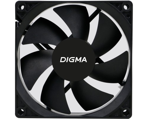 [Вентиляторы Eurocase] Вентилятор Digma DFAN-90  90мм черный 3-pin 4-pin (Molex)Ret