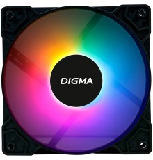 Вентилятор Digma DFAN-FRGB1 RGB 120мм черный 3-pin 4-pin (Molex)Ret