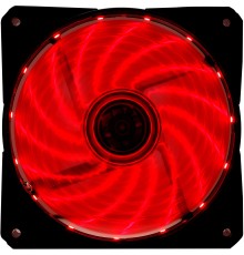 Вентилятор Digma DFAN-LED-RED RGB 120мм черный 3-pin 4-pin (Molex)Ret