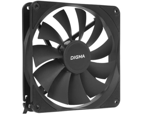 [Вентиляторы Eurocase] Вентилятор Digma DFAN140PWM-1BK 140мм черный 4-pin Ret