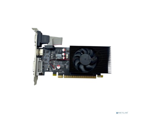 Видеокарта CBR GT730 2Gb DDR3, 128bit, 700Mhz, 1*HDMI + 1*DVI + 1*VGA, 49W, Ret [VGA-STXT730-2G-RTL]