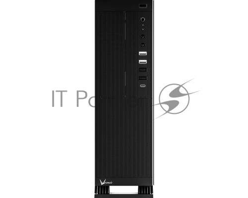Компьютерный корпус Formula SFF T11 черный без БП mATX 1x80mm 2xUSB2.0 2xUSB3.0 1xUSB3.1 audio