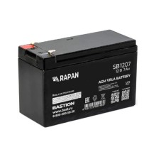 АКБ БАСТИОН RAPAN SB 1207 AGM 12V 7Ач I зар.2,1А, ножевые клеммы F1, гарантия 1 год (9163)