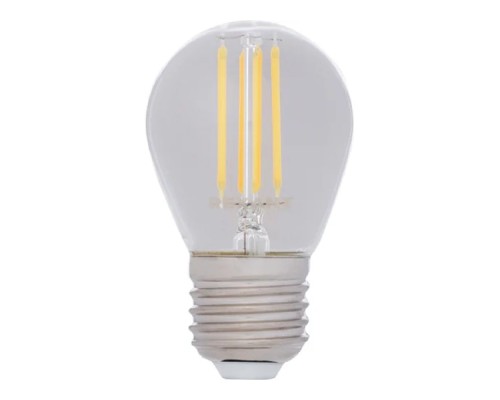 [Светодиодные лампы] Rexant (604-124) Лампа филаментная Шарик GL45 7,5Вт 600Лм 4000K E27 прозрачная колба