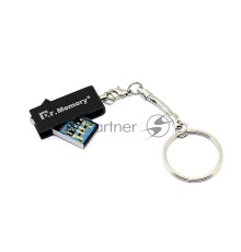 Флешка USB Dr. Memory 005 4Гб, USB 3.0, серебристый