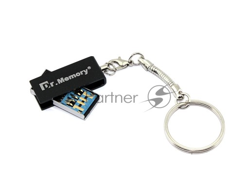 Флешка USB Dr. Memory 005 4Гб, USB 3.0, серебристый