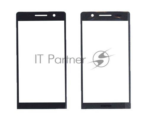 Стекло для Huawei Ascend P6 черное