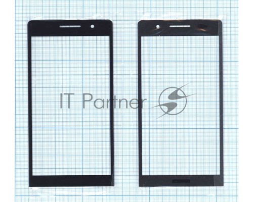 Стекло для Huawei Ascend P6 черное
