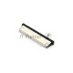 Разъем FPC  Half Coverage Top Contact 1.0K-BS-16PWB 16 pin высота 2мм шаг 1мм