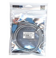Дата кабель Vention USB 2.0 - USB 2m серый круглый