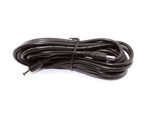 Кабель DC 5.5x2.5  18 AWG папа-папа 5 м с прямым штекером