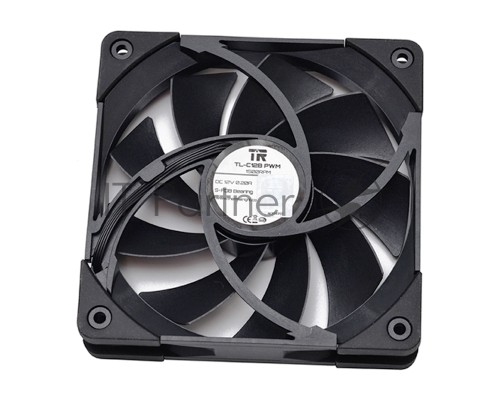Вентилятор для корпуса Thermalright TL-C12-B 120х120x25 черный 4-pin 25.6дБ Ret