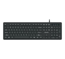 Philips Проводная Клавиатура SPK6264, USB 2.0 104 клав,  русская заводская раскладка, чёрный