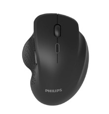 Philips  Беспроводная Мышь SPK7624, 2,4 GHz, Bluetooth 3.0/5.0, 6 кноп., 800-1600dpi, Чёрный