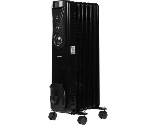 Масляный радиатор Centek CT-6200, 1500Вт, 7 секций, 3 режима, черный