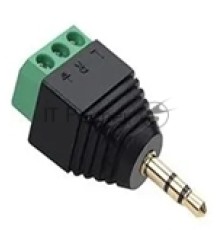Сборный штекер miniJack 3.5 мм 2 канала