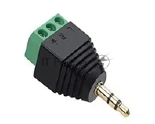 Сборный штекер miniJack 3.5 мм 2 канала