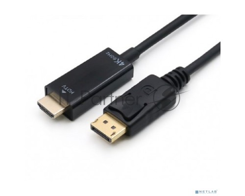  Кабель-переходник 4K DP M в HDMI M KS-is KS-752-1.8  активный 1.8м										