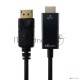  Кабель-переходник 4K DP M в HDMI M KS-is KS-752-1.8  активный 1.8м										