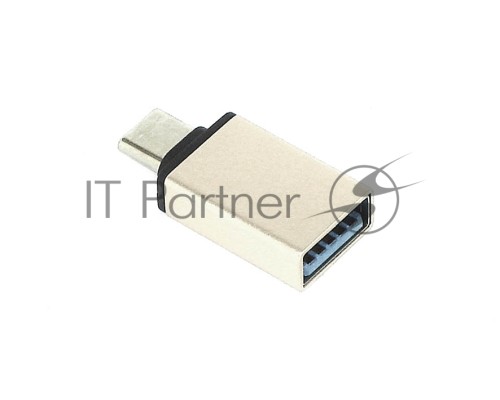 Переходник Type-C на USB 3.0 OTG золотой