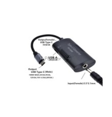 Преобразователь питания со штекера 7.4x5.0 (7.4 Pin)  на Type-C