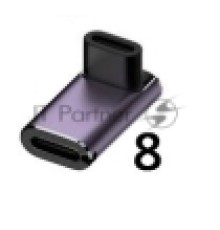 Переходник USB 4 Type C  угловой тип 7