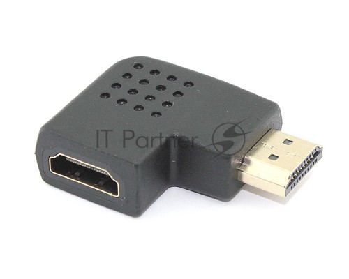 Удлинитель HDMI папа-мама угловой вправо