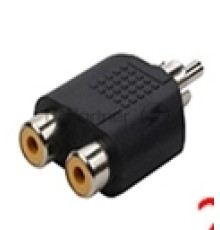 Разетвитель RCA (тюльпан) 1 папа - 2 мама