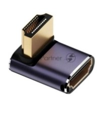Переходник HDMI угловой  папа-мама вверх