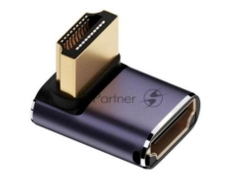 Переходник HDMI угловой  папа-мама вверх