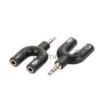 Разетвитель наушники и микрофон mini jack