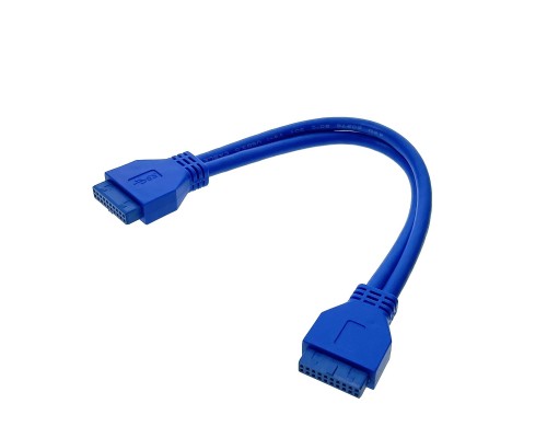 [переходник] Espada Кабель удлинитель с материнской платы 20pin Female на 20pin Female 20см Espada модель E20pFF (45994)