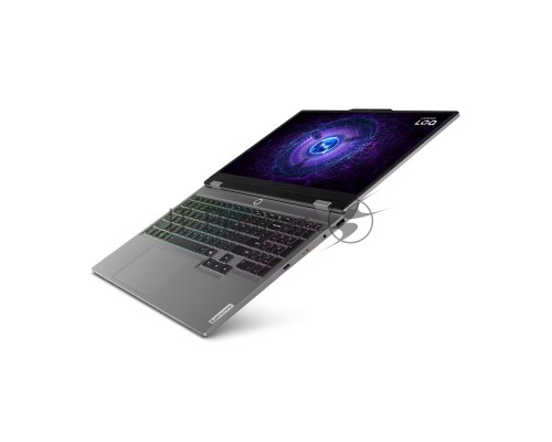 Ноутбук Lenovo LOQ 15IAX9 серый 83GS00EMRK Core i5-12450HX/24Gb/SSD512Gb/RTX3050 6Gb/15.6
