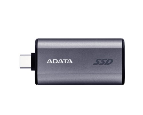 [Носитель информации] A-DATA Portable SSD 2TB A-DATA SC750, External, USB 3.2 Gen 2 Type-C, [R/W -1050/1000 MB/s] серый