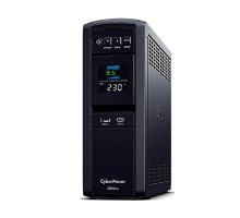 ИБП CyberPower CP1350EPFCLCD {Line-Interactive, Tower, 1350VA/810W USB/RS-232/RJ11/45/USB/SNMPslot  charger A/С (6 EURO), 12В/7 Ач х 2}